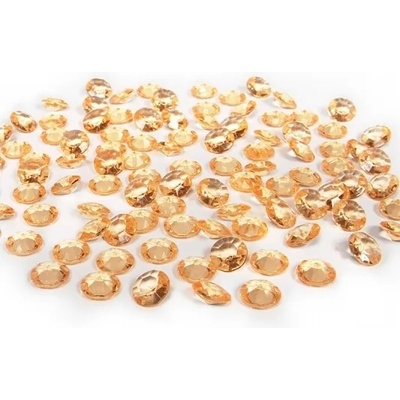 PartyDeco Диамантени конфети златни 12 мм