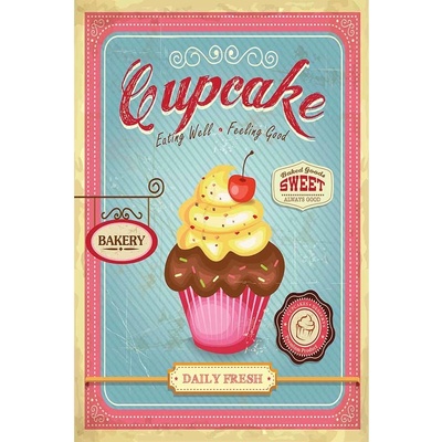 Ceduľa Cupcake