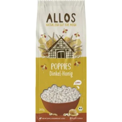 Allos Био Poppies спелта и мед - 300 г