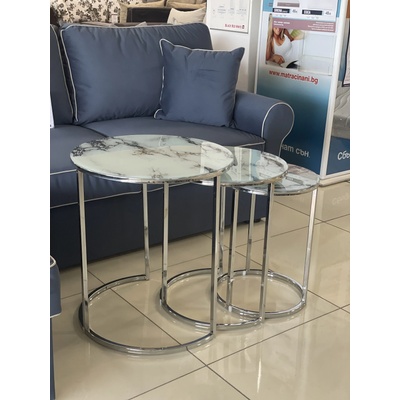 Mebeli Grande КОМПЛЕКТ ХОЛНИ МАСИ МРАМОР (11201010)