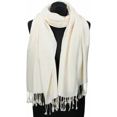Cashmere dámská zimní šála Klean slonovinová