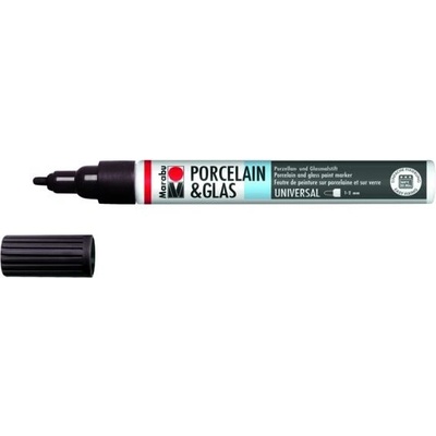 Marabu Popisovač na sklo porcelán 0,8 mm černý – Zboží Dáma