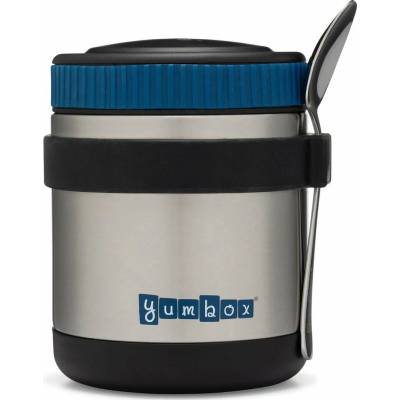 Yumbox Obědový box ZUPPA 415 ml černá nerezová ocel