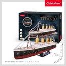 CubicFun 3D puzzle Svítící Titanic 266 ks