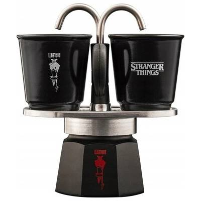 Bialetti MINI EXPRESS STRANGER THINGS 2 šálky + 2 TERMOCHROMOVÉ ŠÁLKY 90ml