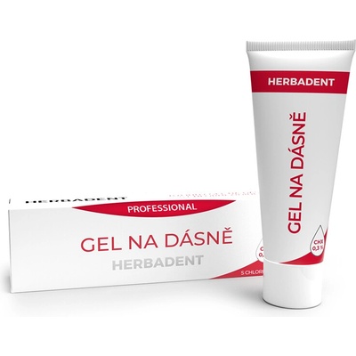 Herbadent PROFESSIONAL Gél na ďasná s chlórhexidínom 25 g