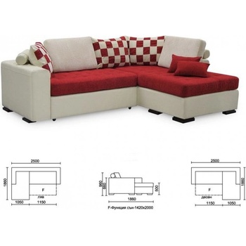 Image 1 of Kovastyle Ъглов диван Луна Мини с подматрак