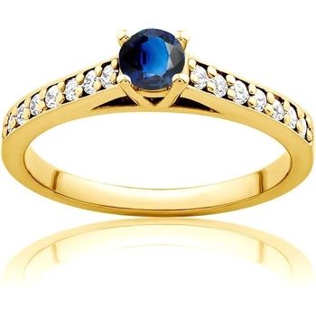 Image 1 of SAVICKI Пръстен Heart of the Ocean: злато, син сапфир