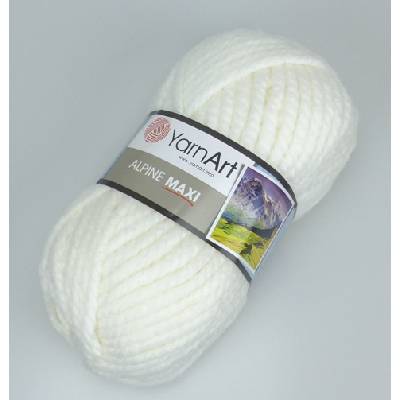 Yarn Art příze Alpine Maxi 676 bílá