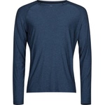 TEE JAYS TJ7022 COOLDRY / Спортна риза с дълъг ръкав - тъмносин меланж XL (187022o5304)