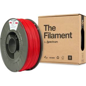 Spectrum Филаментът" от Spectrum TF-24005, PLA, 1, 75 мм, 1000 г, Червен (Technical red) (TF-24005)