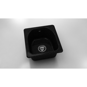 Image 1 of FAT Кръгла мивка Classic 217, Granicite, 422 Galaxy Black, с включен сифон