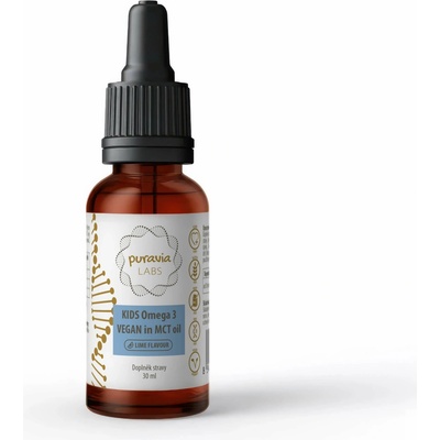Puravia LABS KIDS OMEGA 3 Vegan limetka 30 ml