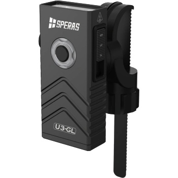 SPERAS Многофункционално EDC фенерче U3-GL, черно (U3-GL Black)
