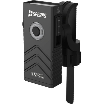 SPERAS Многофункционално EDC фенерче U3-GL, черно (U3-GL Black)