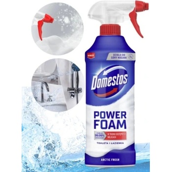 Domestos Power Foam čistič toalety Arctic Fresh 435 ml