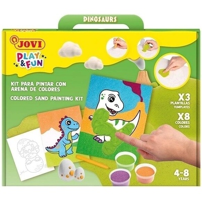 Jovi Play&Fun Пясъкоструйни изображения Динозаври (2106)