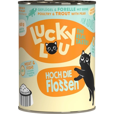 Lucky Lou Adult drůbeží a pstruh 6 x 400 g