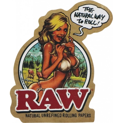 Samolepka RAW Girl – Zboží Dáma