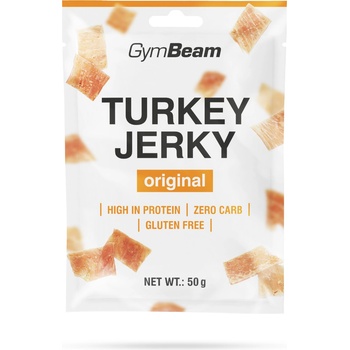 GymBeam Сушено месо Turkey Jerky 50 g оригинален