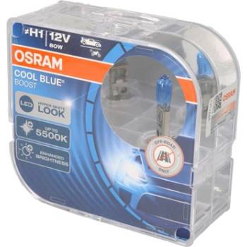 Image 1 of OSRAM Крушка OSRAM H1, 12V, 80W, 5500К, 1000lm, 2 броя