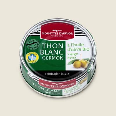 Gonidec Bílý tuňák v extra panenském olivovém oleji v bio kvalitě, 80 g