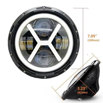 Халоген за мотор, джип 7" led 3401