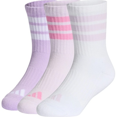 adidas Детски спортни чорапи adidas Kid's 3-Stripes Concept Crew 3-Pack Sports socks - Powder Plum / White / Ice Lavender - размер 19-21 (EU) (207-1484-0311)