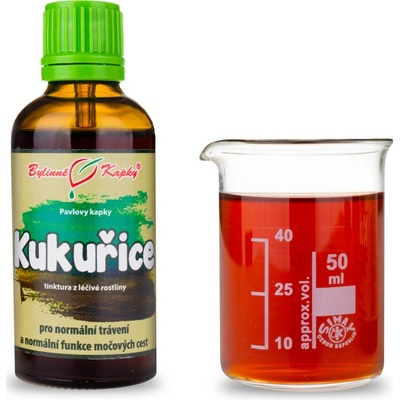 Bylinné kapky Kukurica bylinné kvapky tinktúra 50 ml