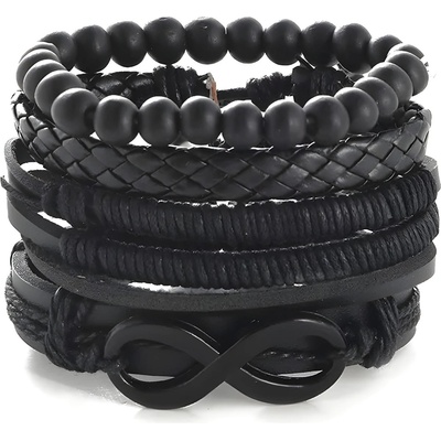 HARAHU Мъжки гривни br-25927 - Черна kp25927 (br-25927)