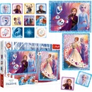 Doskové hry TREFL puzzles + Memo 30+48 dielov Frozen