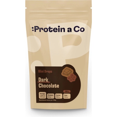 Protein & Co. Hořká čokoláda 54% mini pecky 200 g