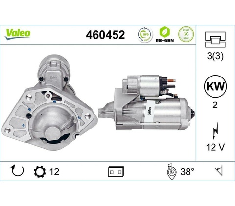 Startér VALEO 460452