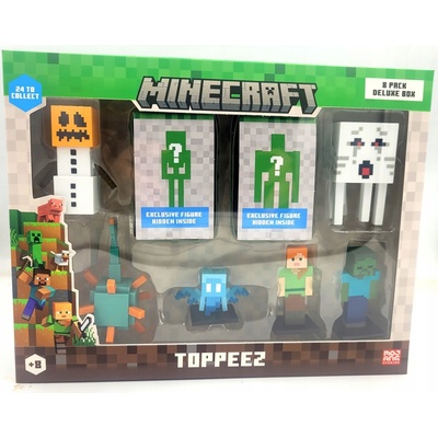 Minecraft 3D Toppeez GHAST STEVE KOSTRA S HOĽOM