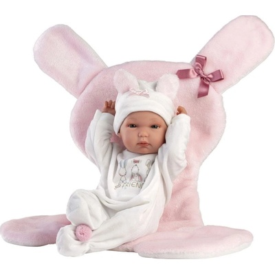 Llorens 63598 NEW BORN dievčatko realistická bábätko s celovinylovým telom 35cm