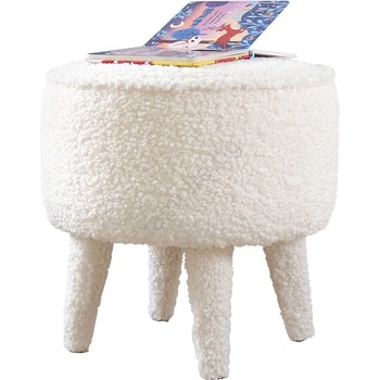 Asir Табуретка pixi Ø 38 см, бяла (as3026)