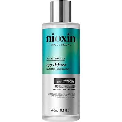Nioxin Age defense Shampoo šampón proti starnutiu pre všetky typy vlasov 240 ml