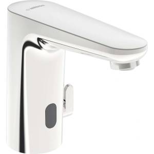 Hansa Electra - Електронна смесителна батерия за умивалник, захранване с батерии, Bluetooth, хром 91102219 (91102219)