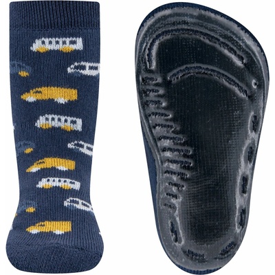 Ewers Stoppersocken SoftStep Fahrzeuge stahlblau