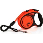 Nobby Автоматичен повод flexi xtreme ЛЕНТА xs черно-оранжев 3 м - 15 кг - 03450