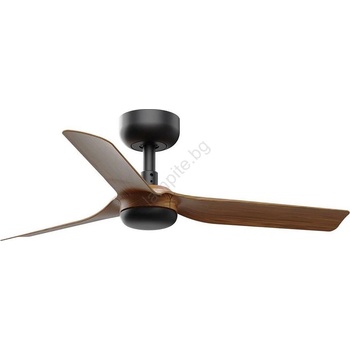 Faro Barcelona Faro 33823wt - Вентилатор за таван mini punt s кафяв/черен Ø 90 см wt + д. у (fa33823wt)