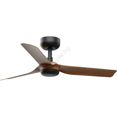 Faro Barcelona Faro 33823wt - Вентилатор за таван mini punt s кафяв/черен Ø 90 см wt + д. у (fa33823wt)