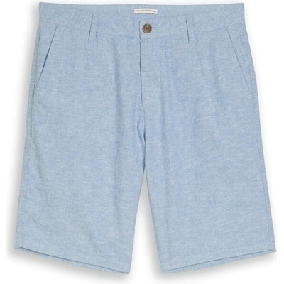 Tom Tailor pánské lněné kraťasy 1049623 39542 Modrá