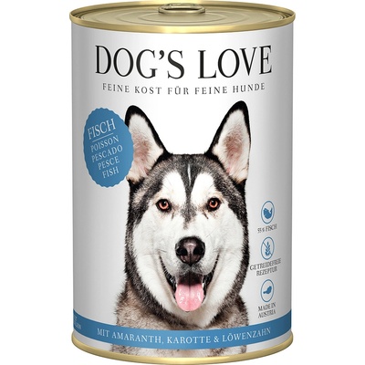 DOG’S LOVE 6x 400g Dog's Love Adult Fish мокра храна за кучета