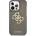 GUESS Гръб Guess TPU Big 4G Full Glitter Case за iPhone 13 Pro Max - Черен