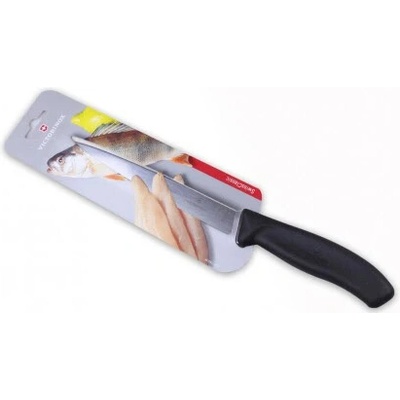 Victorinox 5.3803.16B filetovací nôž 16 cm, hladká flexibilná čepeľ, Blister, čierny