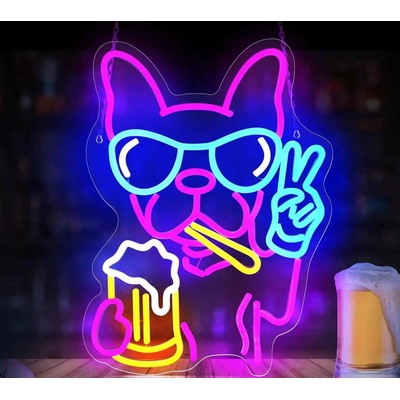 OEM LED Obraz - Bulldog