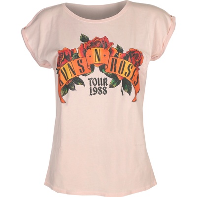 NNM дамска тениска Guns N' Roses - Appetite Tour 1988 - Roses Pink - 51986100