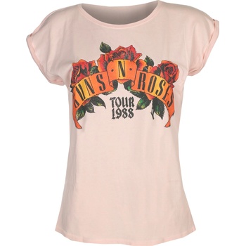 NNM дамска тениска Guns N' Roses - Appetite Tour 1988 - Roses Pink - 51986100