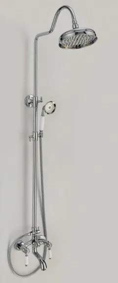 Inter Ceramic Душ система със смесител, пита, слушалка и шлаух 6192c "АМЕЛИ (6192c)